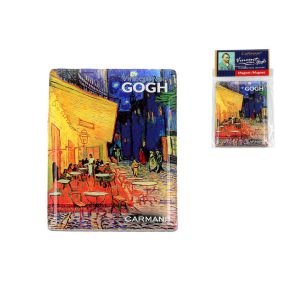 Magnes Carmani 5x7cm V. van Gogh, Tarasy kawiarni nocą